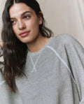 The Slouch Sweatshirt. Solid -- Varsity Grey