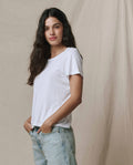 The Little Tee. Solid -- True White