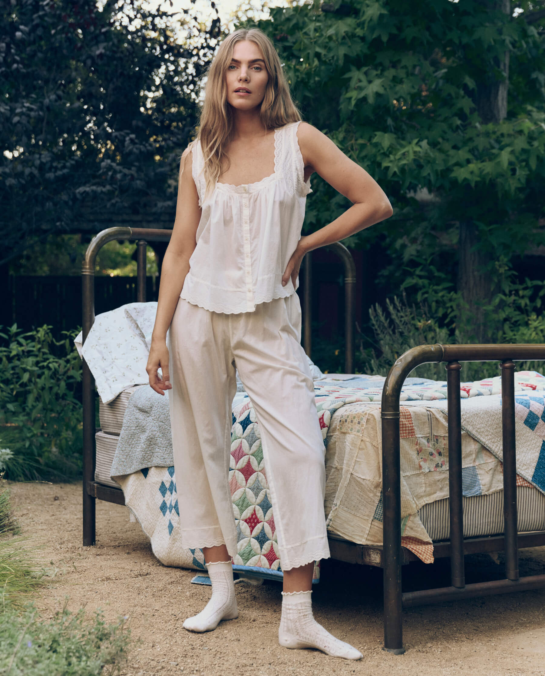 The Eyelet Tank. -- True White
