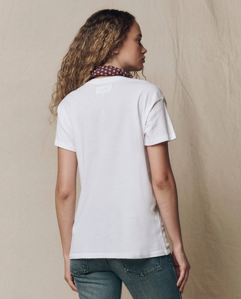 The Slim Tee. Solid -- True White
