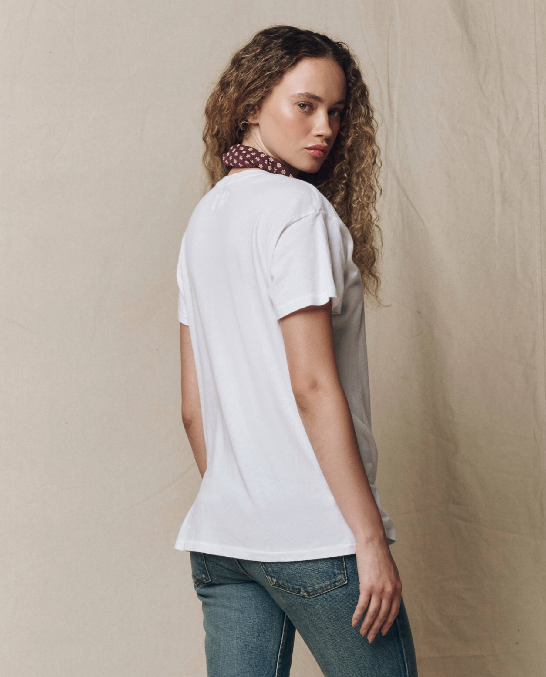 The Slim Tee. Solid -- True White