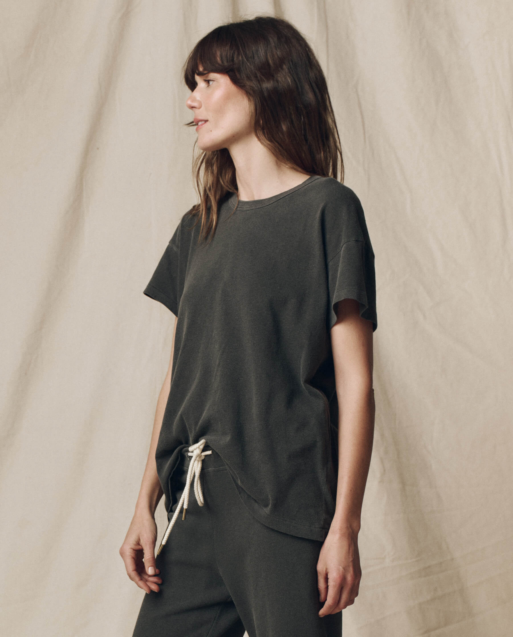 The Boxy Crew. Solid -- Washed Black
