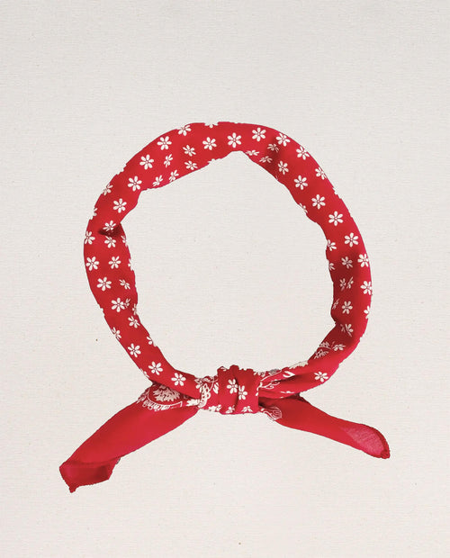 The Bandana. -- Small -- Bright Red
