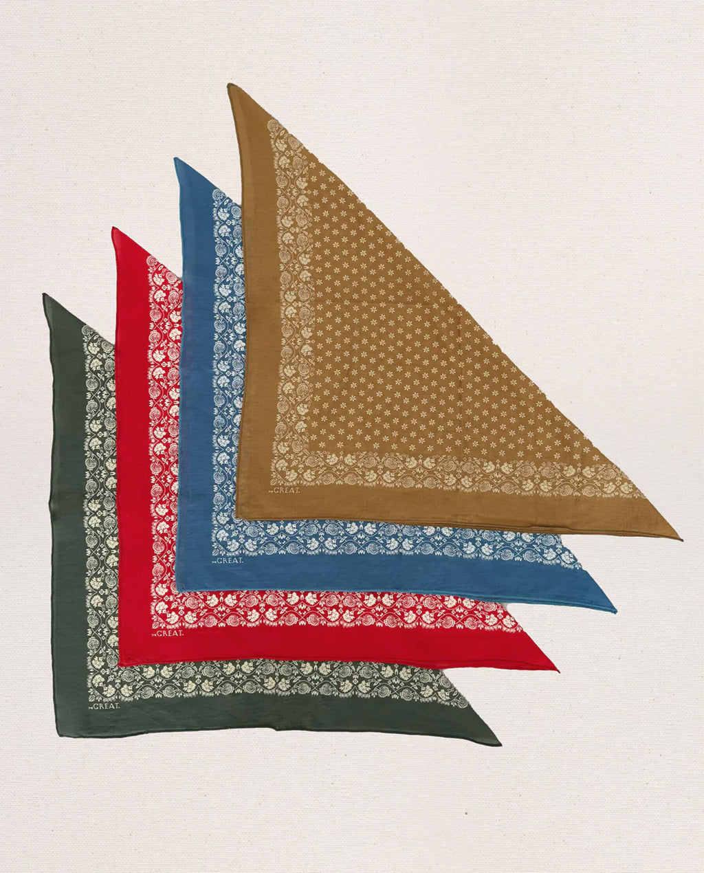 The Bandana. -- Small -- Bright Red