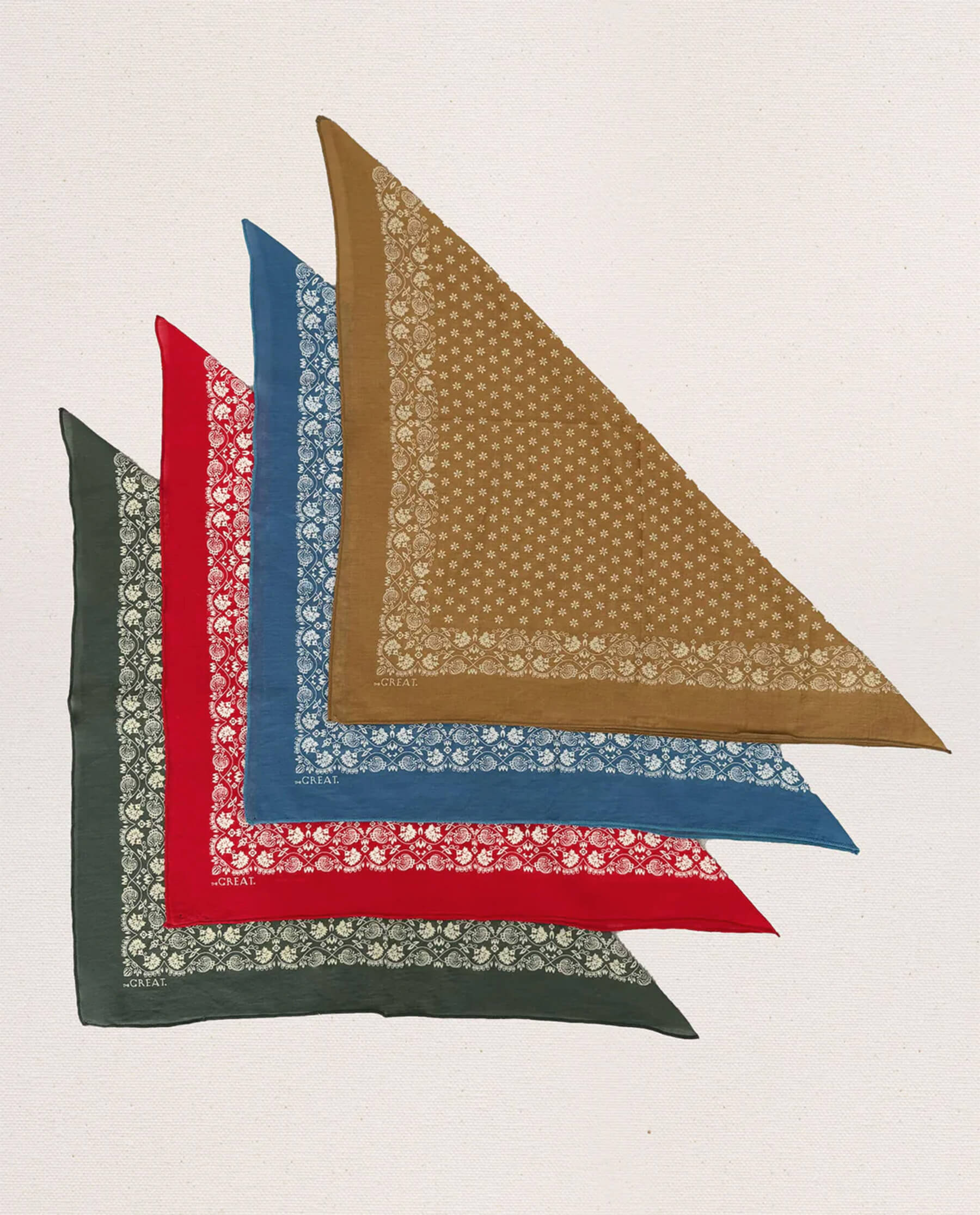 The Bandana. -- Small -- Bright Red